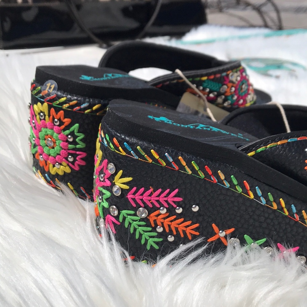 Embroidery High Heeled Montana West - Picture 3 of 12